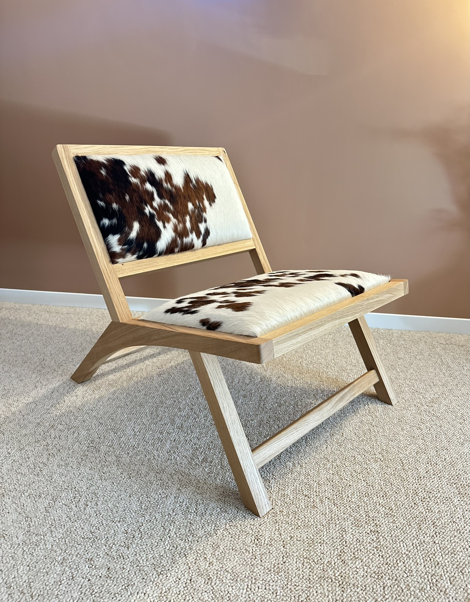 fauteuil bois cuir